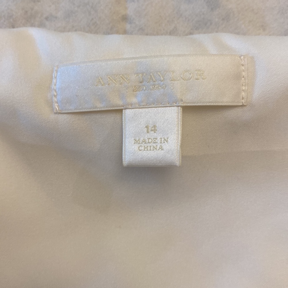 Ann Taylor strapless dress Size 14 - Picture 4 of 8